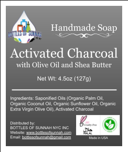 Activated Charcoal Bar Soap 4.5oz image 1