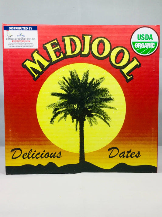 EXTRA LARGE ORGANIC MEDJOOL DATES 4 lbs BOX image 0