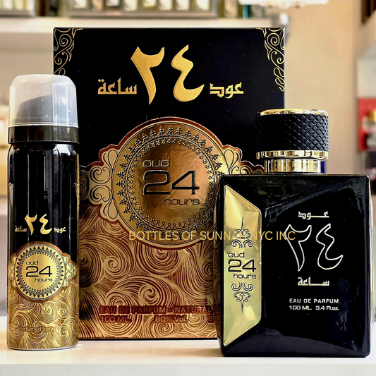 Oud 24 Hours Perfume with Body Spray (Unisex) image 0