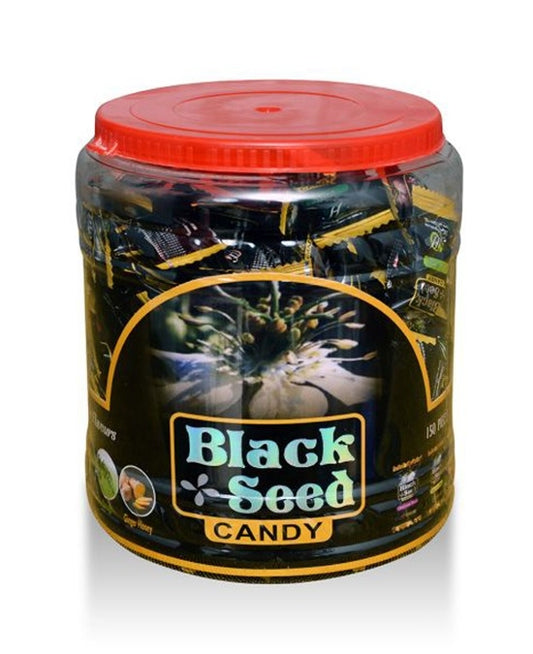 BLACK SEED CANDY JAR 150PCS image 0